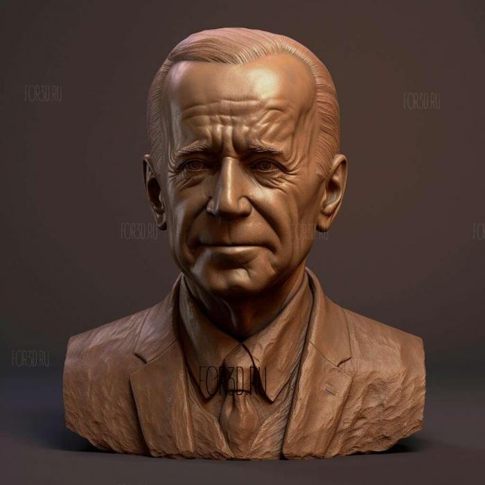 joe biden 3 stl model for CNC